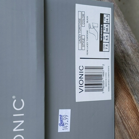 Vionic Perk Lacey Suede and Tortoise Bootie with Concealed Orthotic Support - Picture 12 of 12